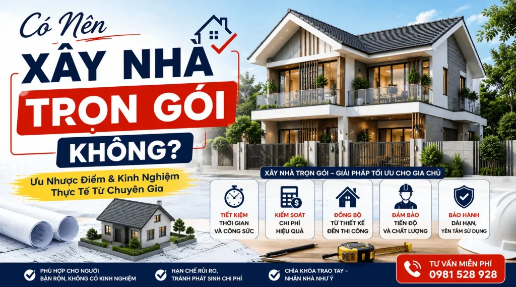 Có nên xây nhà trọn gói không?